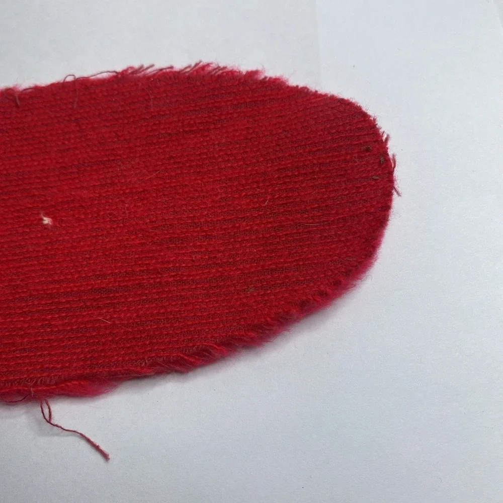 VINTAGE 1960'S BARBIE SUZY GOOSE RED FUR OVAL‎ RUG FOR BARBIE DOLL